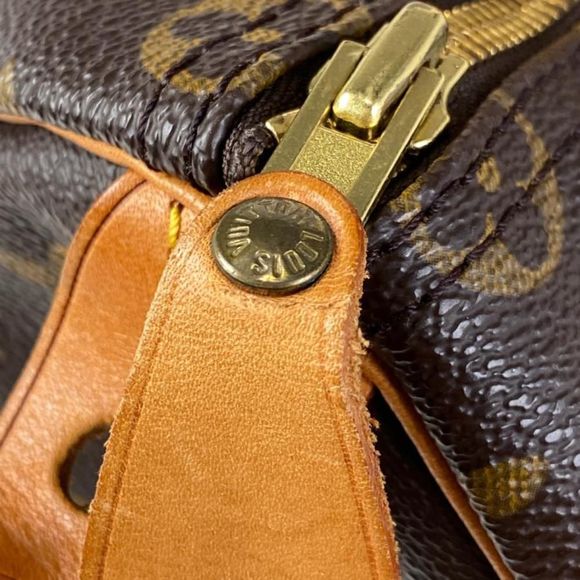 Louis Vuitton Speedy 35 Boston Bag Commuter Handbag Monogram Brown - Picture 3 of 4